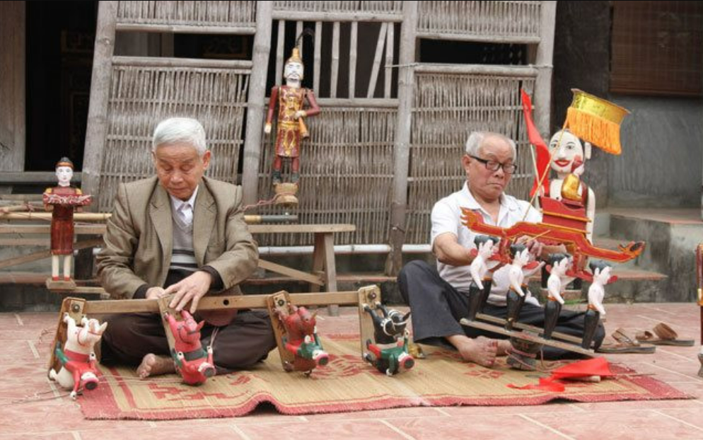 The Traditional culture – Vietnamese water puppets