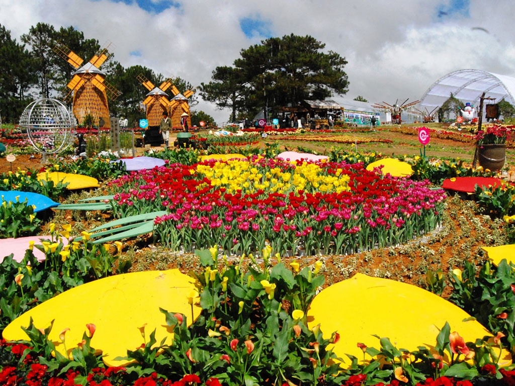 The Da Lat Flower Festival 2024 will run for nearly a month.